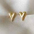 Golden Heart Earring