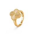 Golden Clover Ring