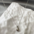 Water Drop Silver Necklace
